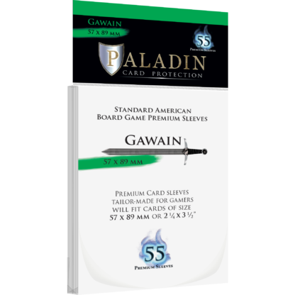 55 Paladin Gawain Card Sleeves 57 x 89mm (GAW-CLR)