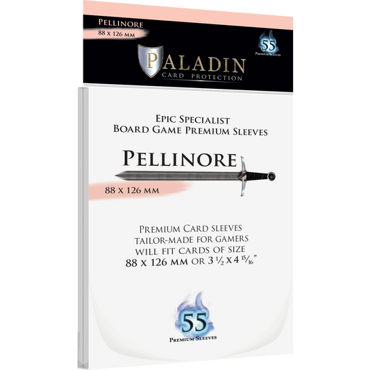 55 Paladin Pellinore Card Sleeves 88 x 126mm (PEL-CLR)