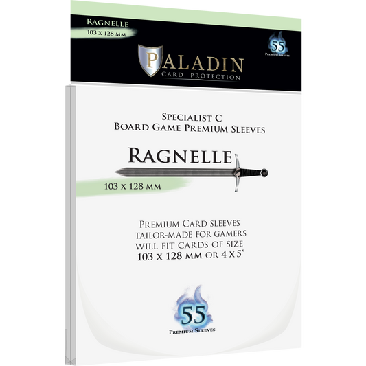 55  Paladin Ragnelle Card Sleeves 103 x 128mm (RGN-CLR)