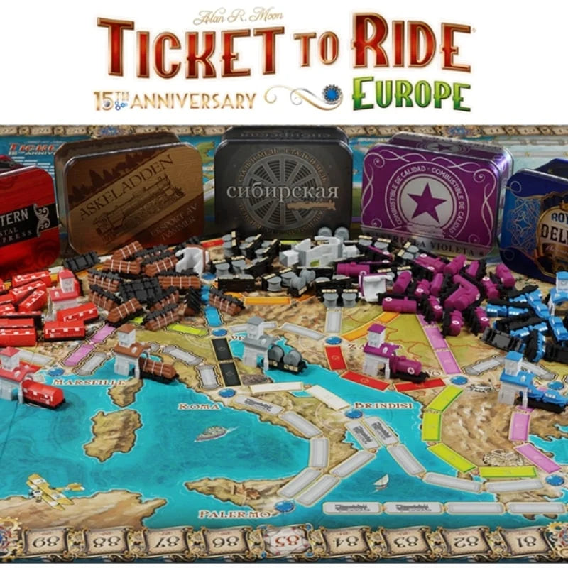 Ticket to Ride Europe 15th Anniversary  NL - Bordspel