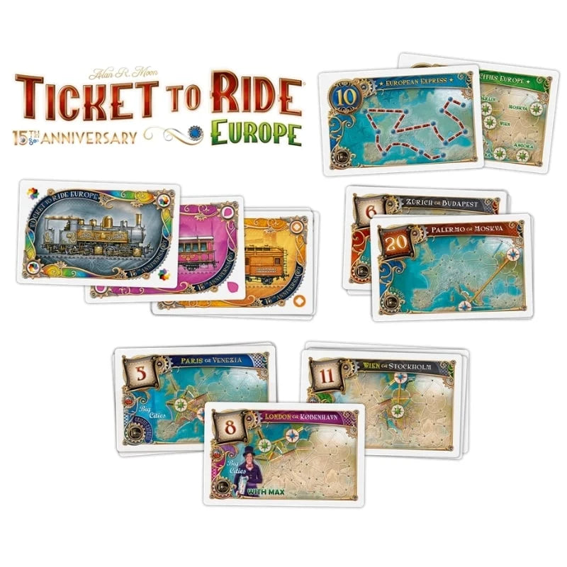 Ticket to Ride Europe 15th Anniversary  NL - Bordspel